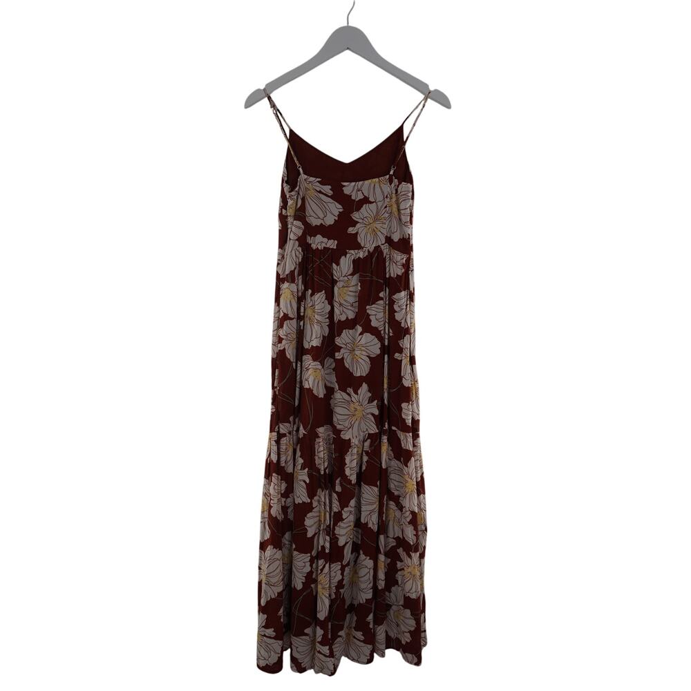 Gap Cotton Floral Maxi Dress - Size 2 - Coco White Yellow - Picture 5 of 7
